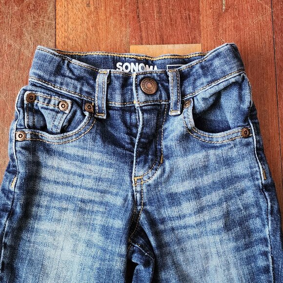 Sonoma Relaxed Slim Faded Jeans Size 4 - Picture 6 of 14